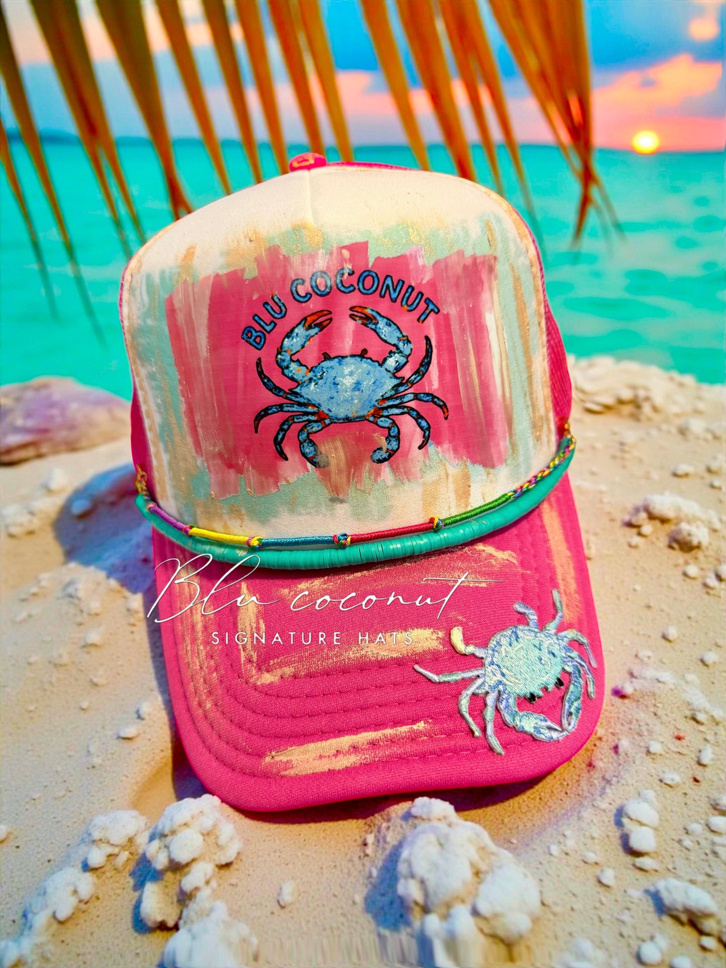 Blu Coconut Crabby Trucker