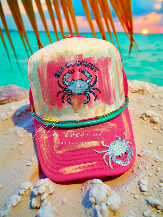 Blu Coconut Crabby Trucker