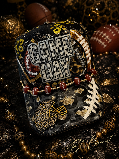 Blu Coconut Game Day football trucker hat.