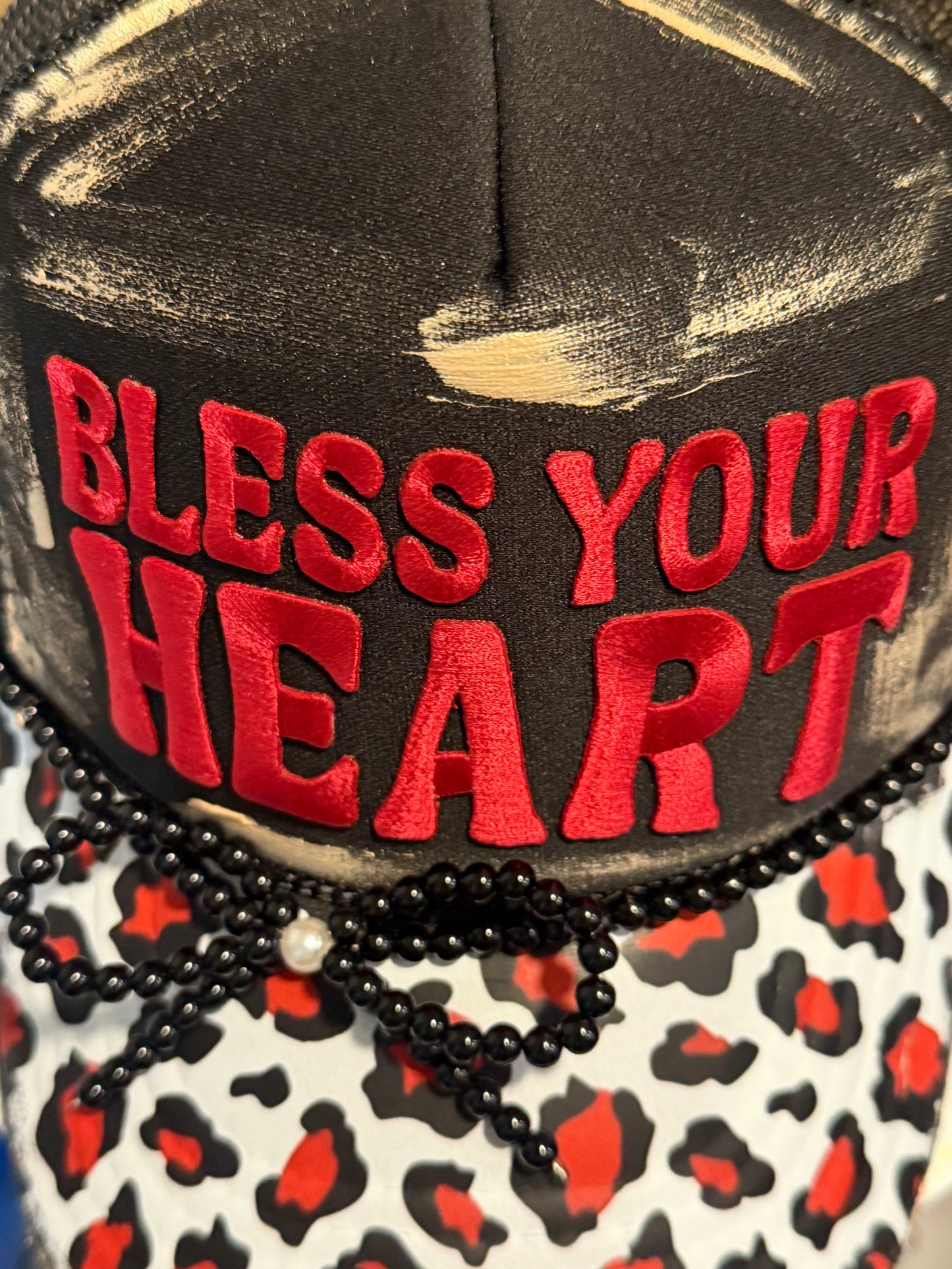 Blu Coconut Bless Your Heart Trucker Hat ❤️
