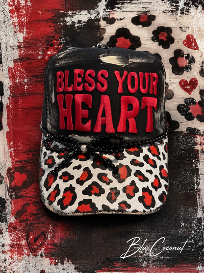 Blu Coconut Bless Your Heart Trucker Hat ❤️