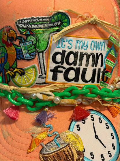 Blu coconut My Fault Trucker