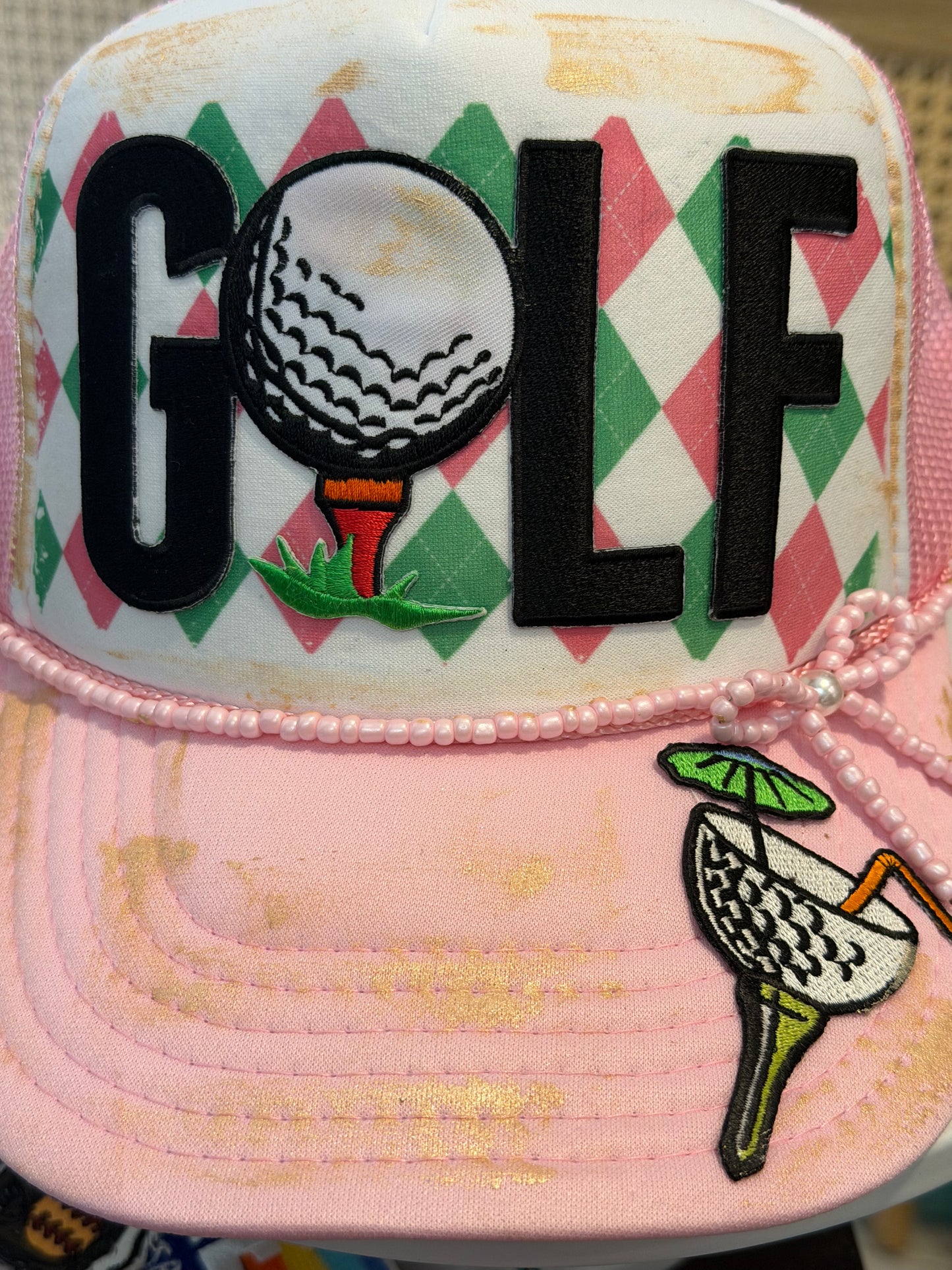 Blu Coconut Golf Trucker