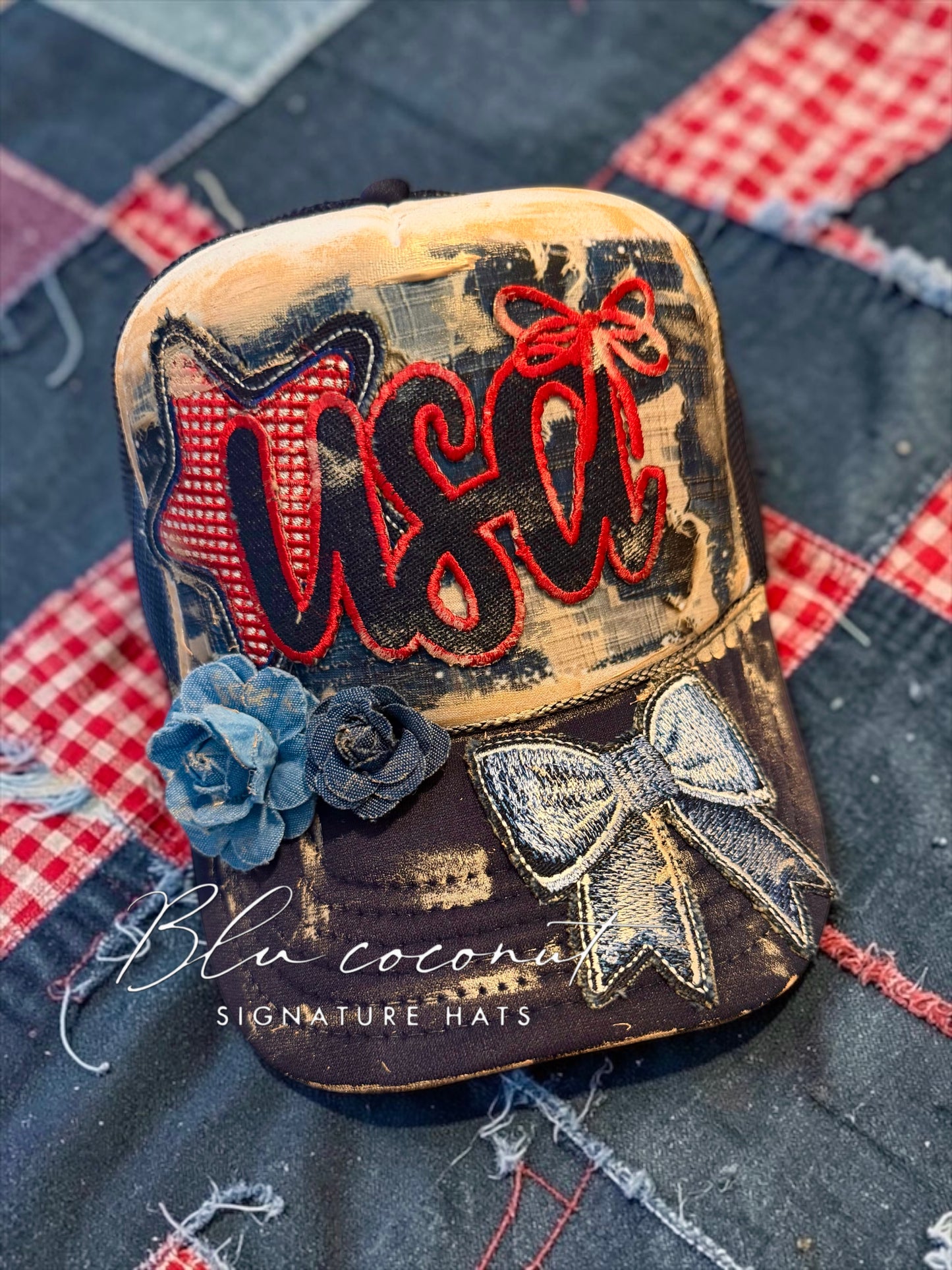 Blu Coconut Denim USA Trucker