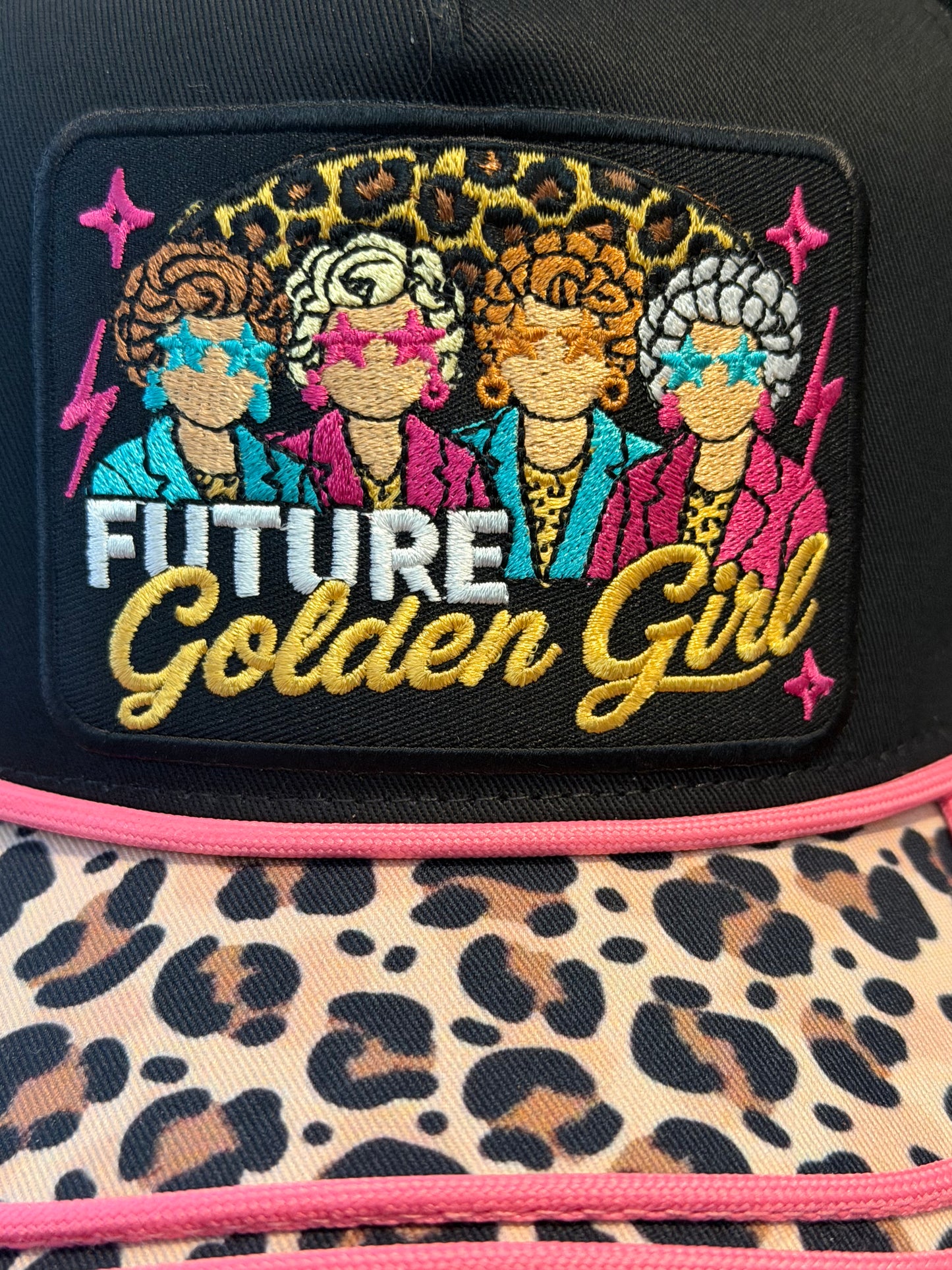 Blu Coconut Golden Girl CANVAS Trucker