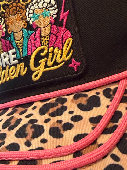 Blu Coconut Golden Girl CANVAS Trucker