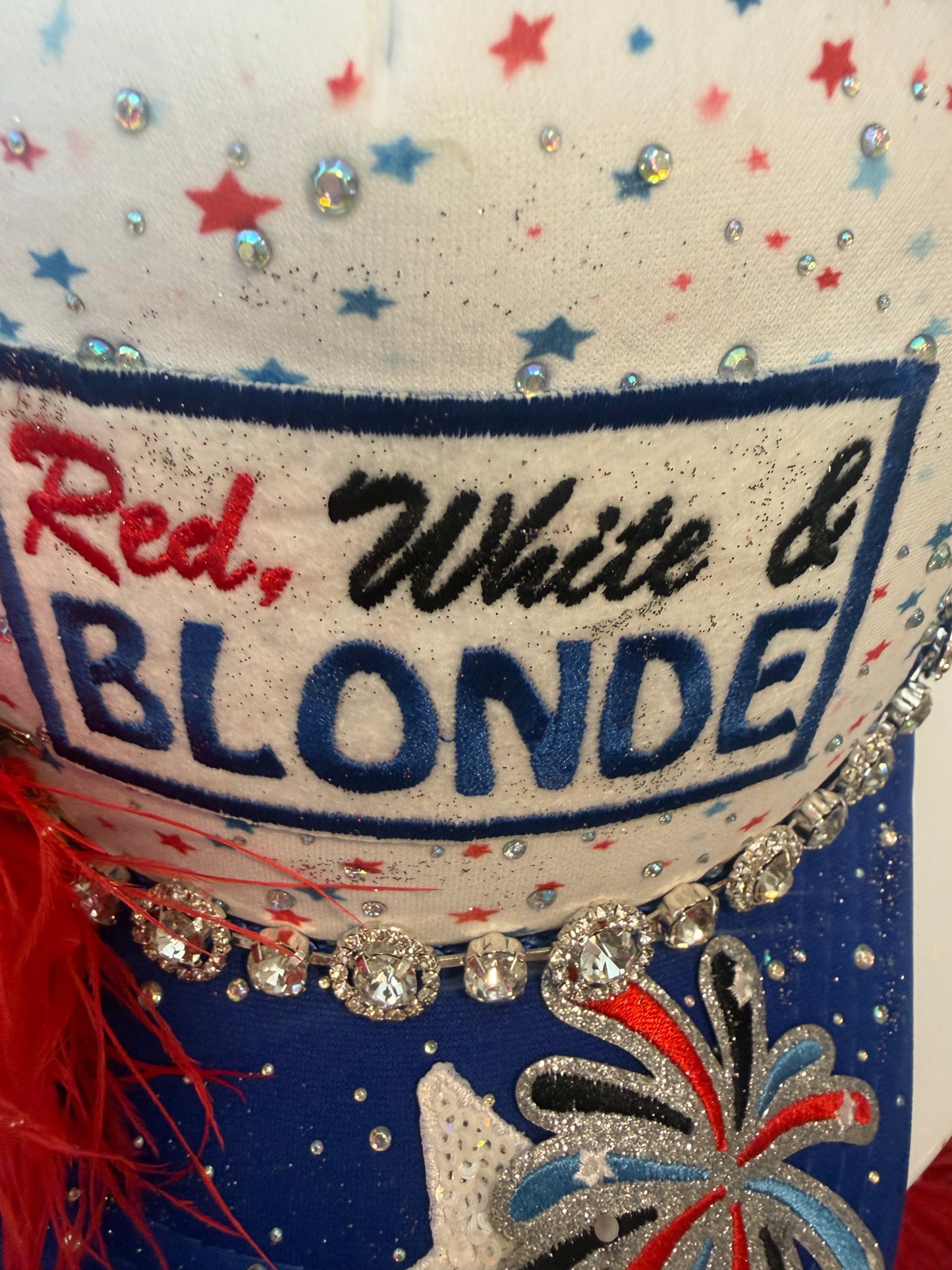 Blu Coconut Blonde Trucker