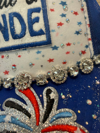 Blu Coconut Blonde Trucker
