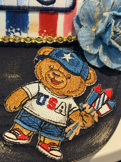 Blu Coconut Bear Trucker
