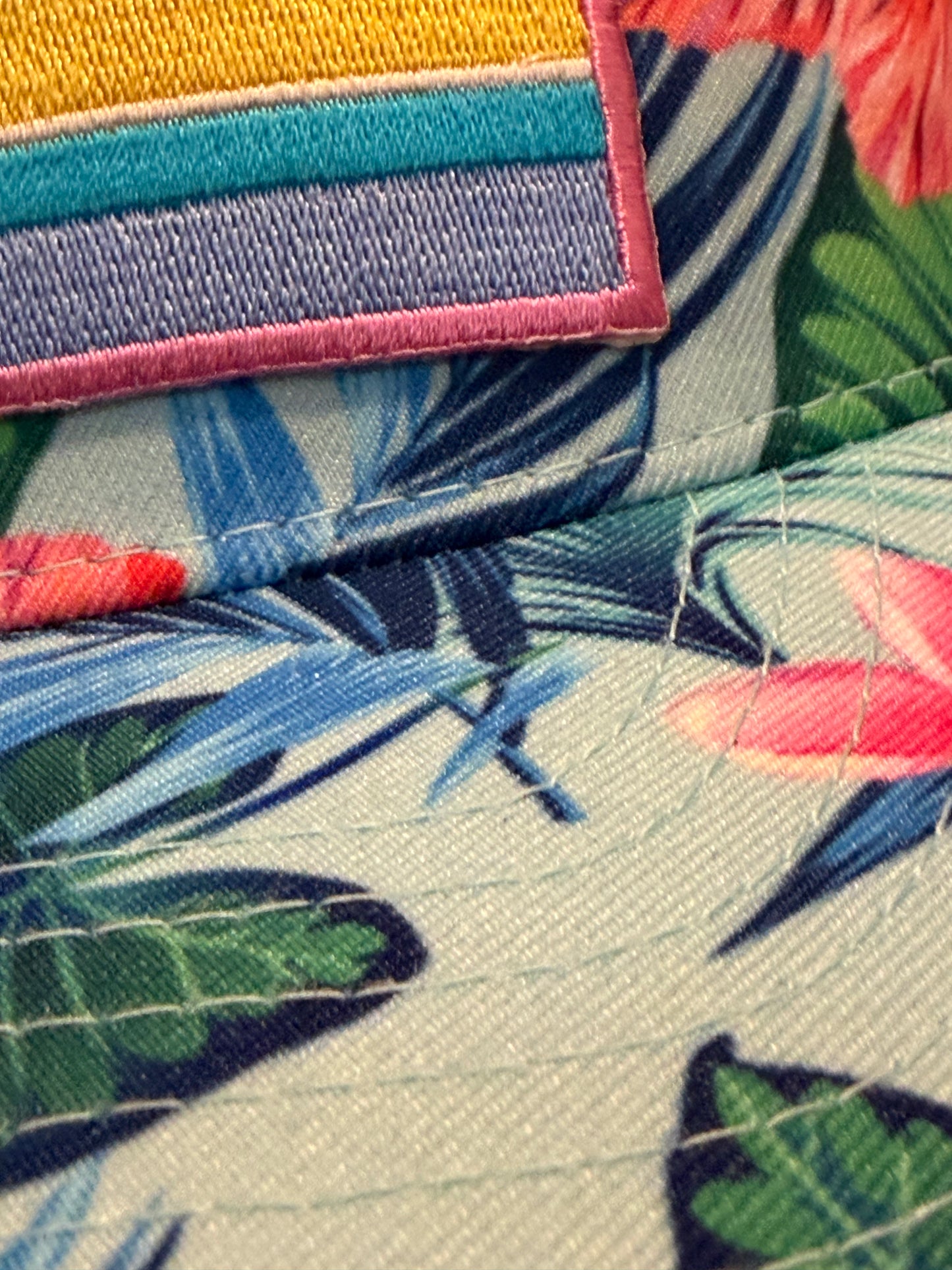 Blu Coconut Hawaiian Flamingo Trucker