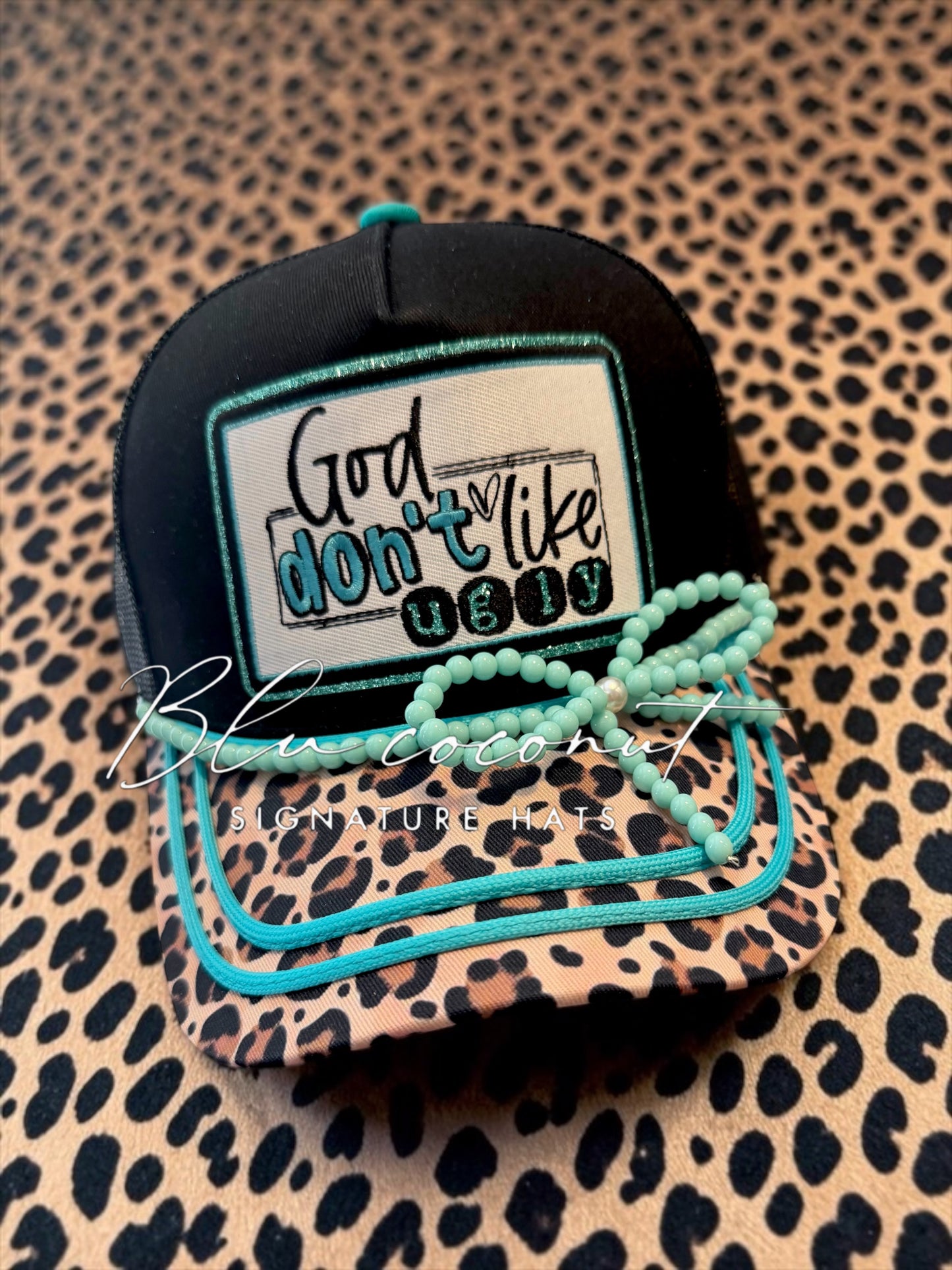 Blu Coconut God Don’t Like Ugly Trucker