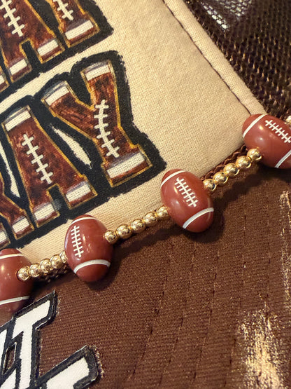 Blu Coconut Brown and khaki Pray Football Trucker Hat