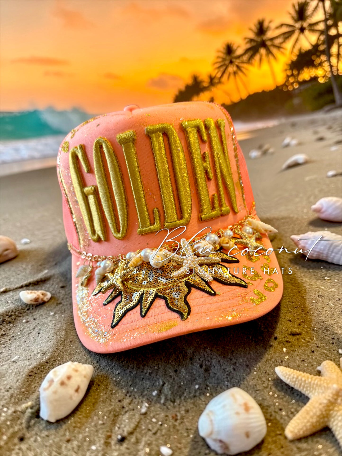Blu Coconut Golden Trucker