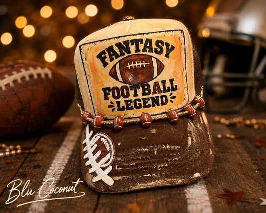 Blu Coconut Fantasy Legend Trucker Hat