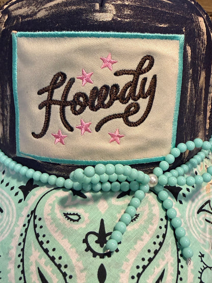 Blu Coconut Navy Howdy Trucker Hat