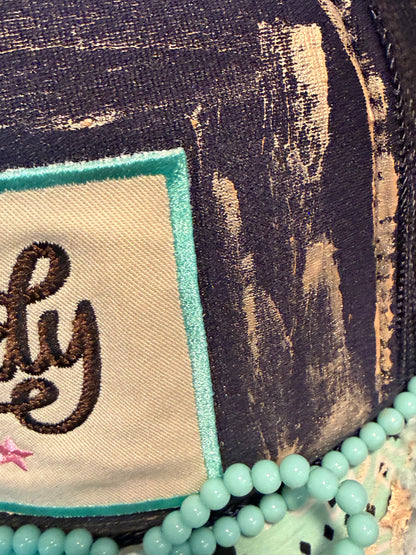 Blu Coconut Navy Howdy Trucker Hat