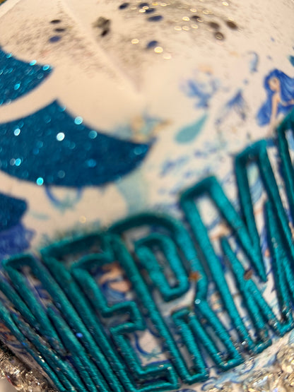 Blu Coconut Mermaid Gemstone Trucker