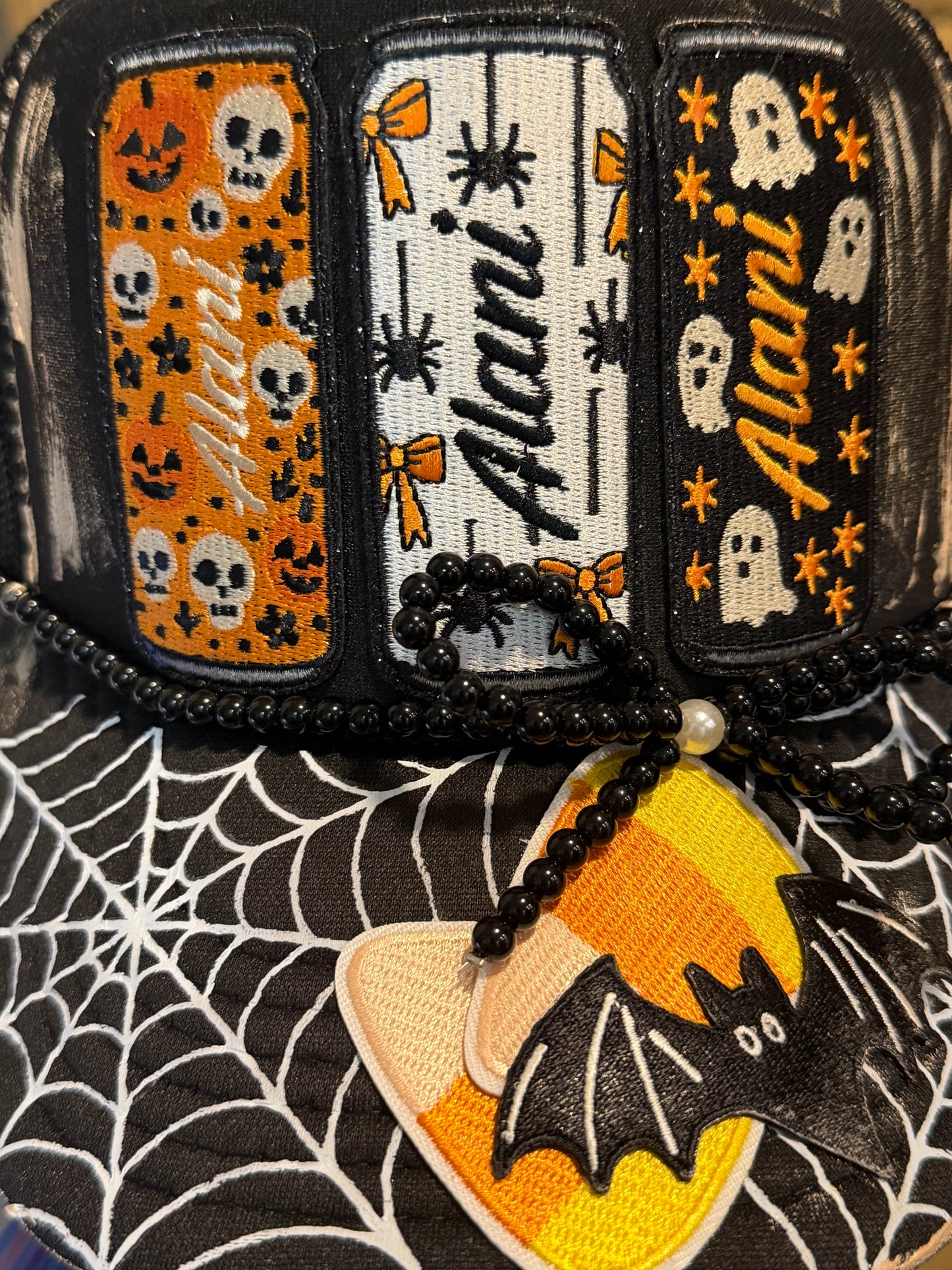 Blu Coconut Halloween Trucker Hat
