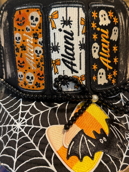 Blu Coconut Halloween Trucker Hat
