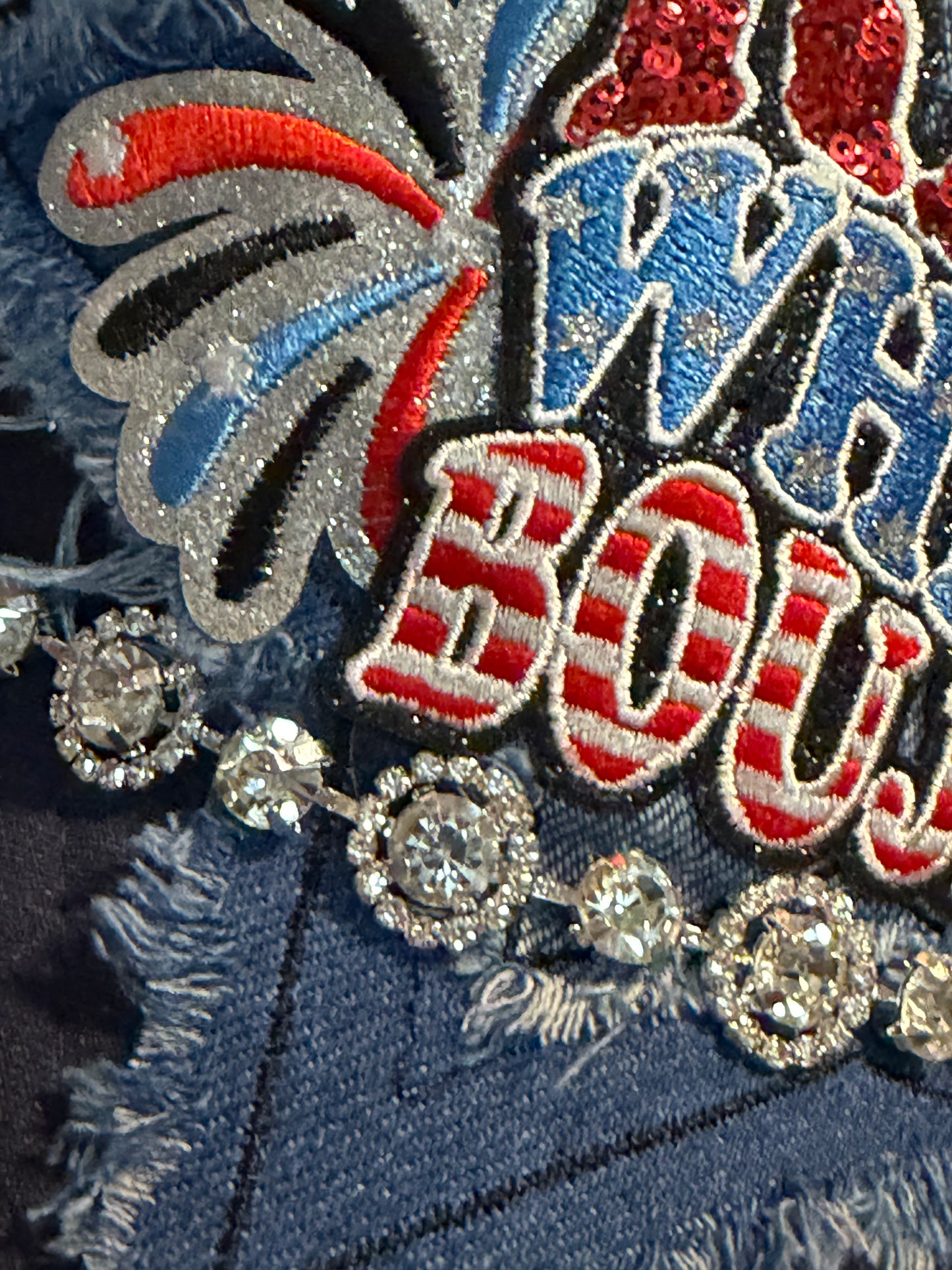 Blu Coconut Boujee Denim Trucker