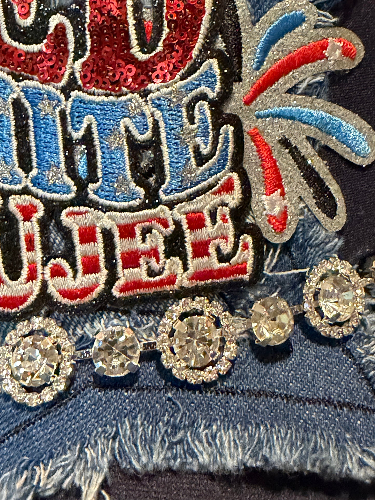 Blu Coconut Boujee Denim Trucker