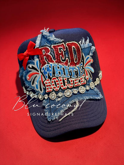 Blu Coconut Boujee Denim Trucker
