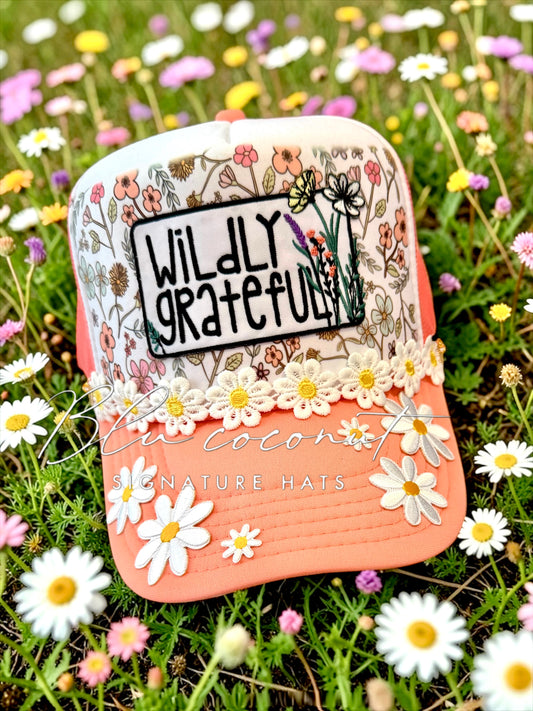 Blu Coconut Wildly Grateful Trucker