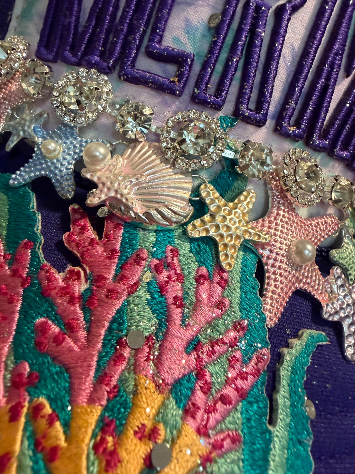 Blu Coconut Purple Mermaid Trucker