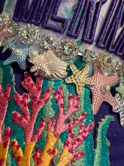 Blu Coconut Purple Mermaid Trucker