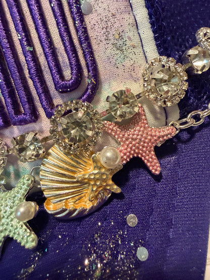 Blu Coconut Purple Mermaid Trucker