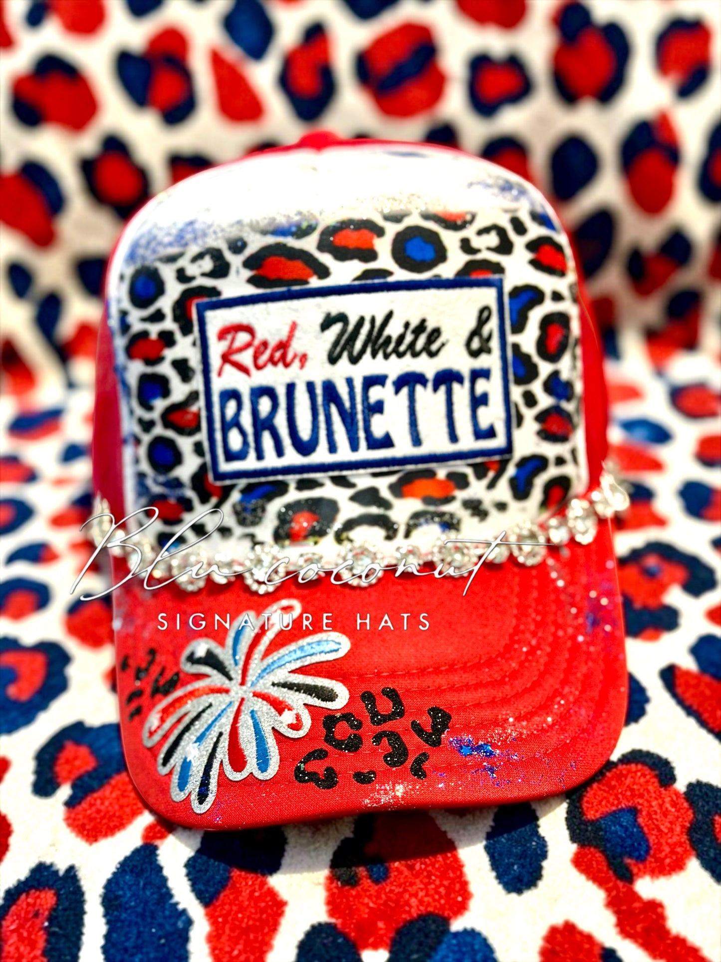 Blu Coconut Brunette Trucker