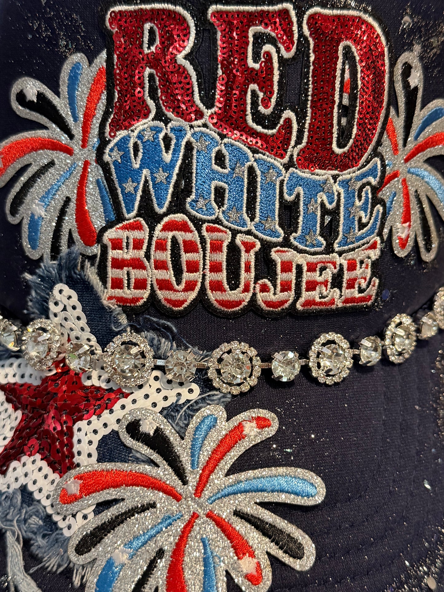 Red, White & Boujee Trucker