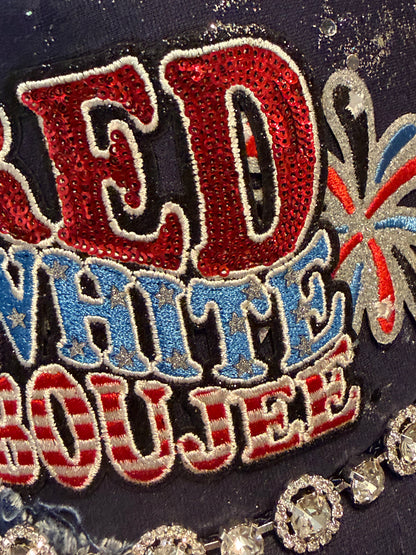 Red, White & Boujee Trucker