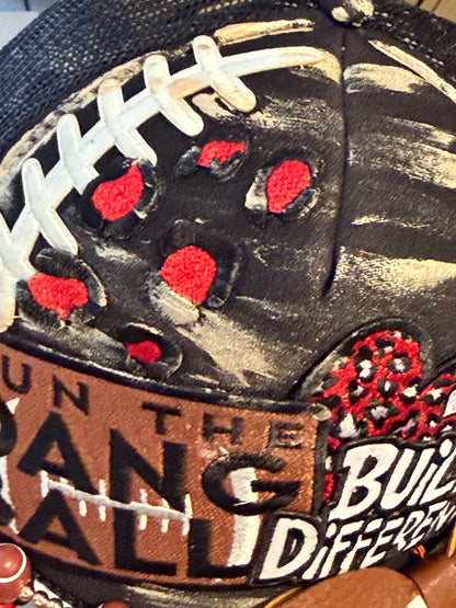 Blu Coconut Black & Red Trucker Hat