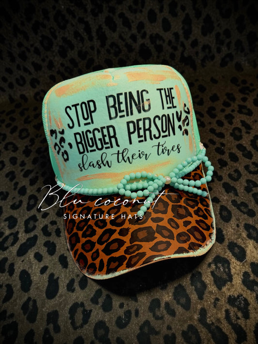 Blu Coconut Bigger Person Trucker