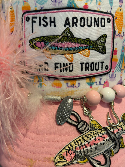 Blu coconut Feathered Fishing Trucker