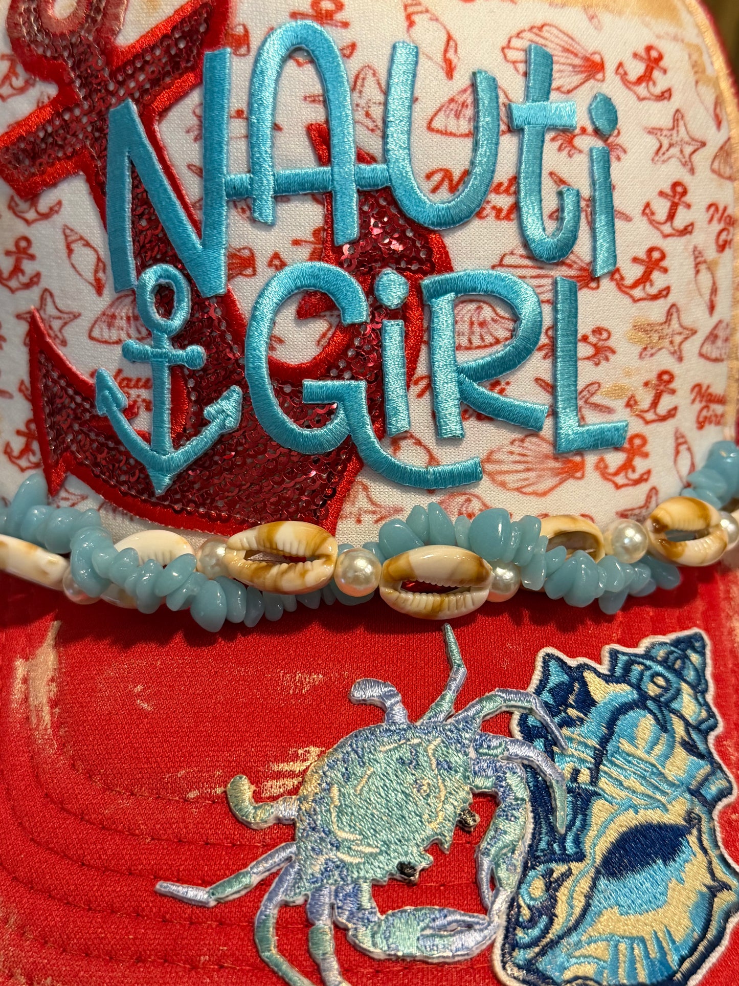 Blu Coconut Nauti Girl Trucker