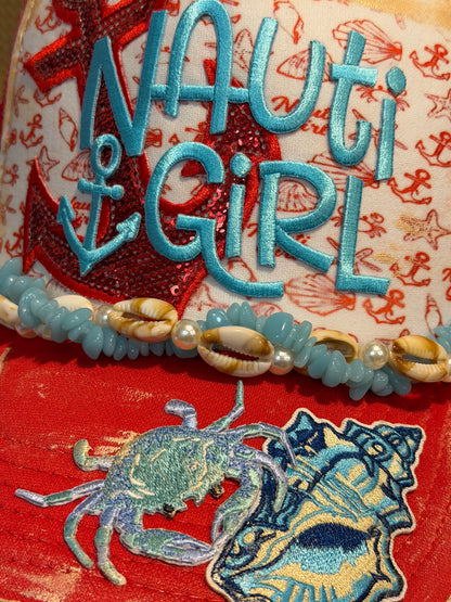 Blu Coconut Nauti Girl Trucker