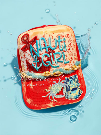 Blu Coconut Nauti Girl Trucker