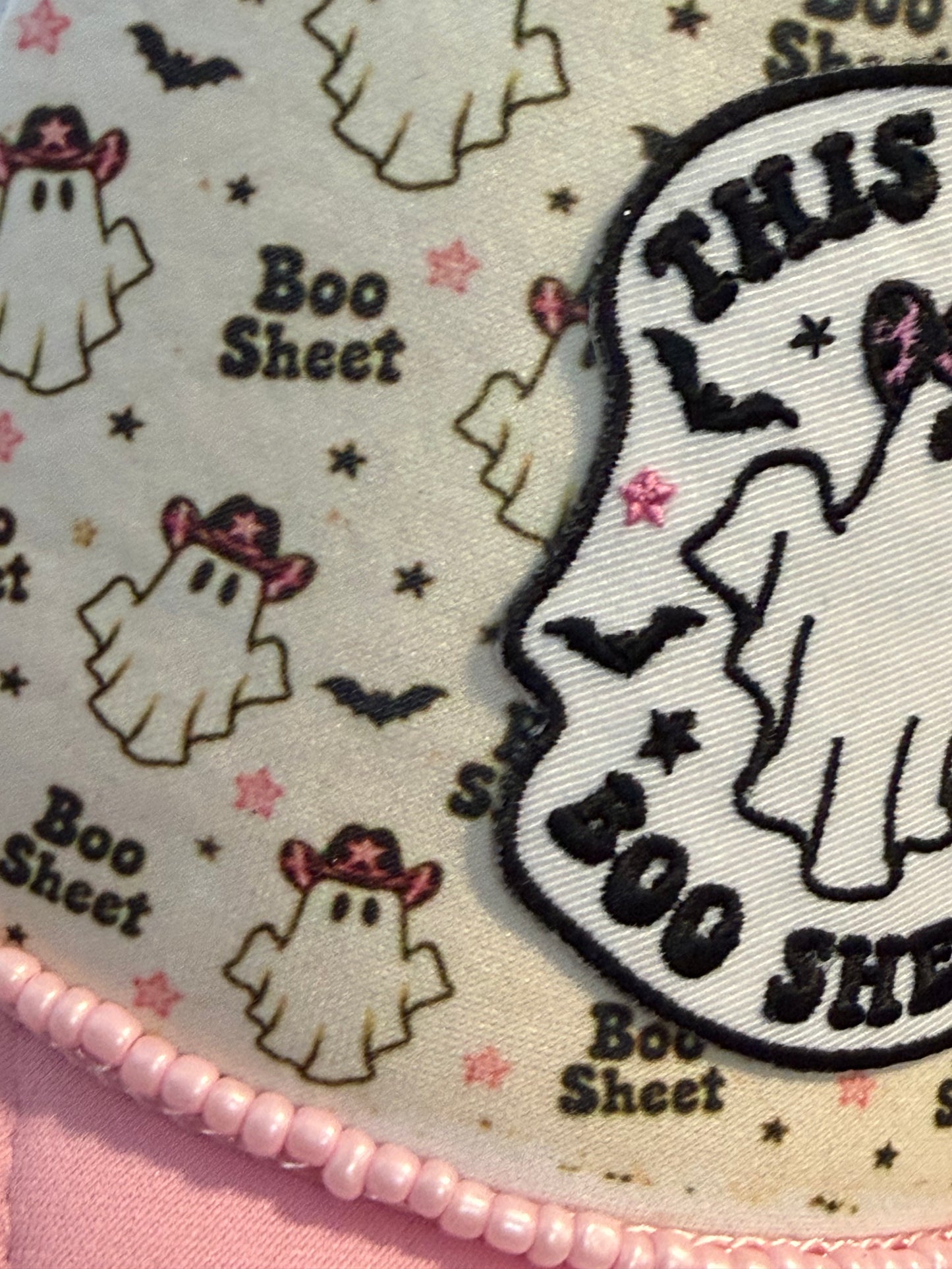 Blu Coconut Boo Sheet Trucker Hat