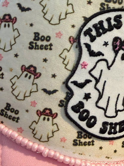 Blu Coconut Boo Sheet Trucker Hat