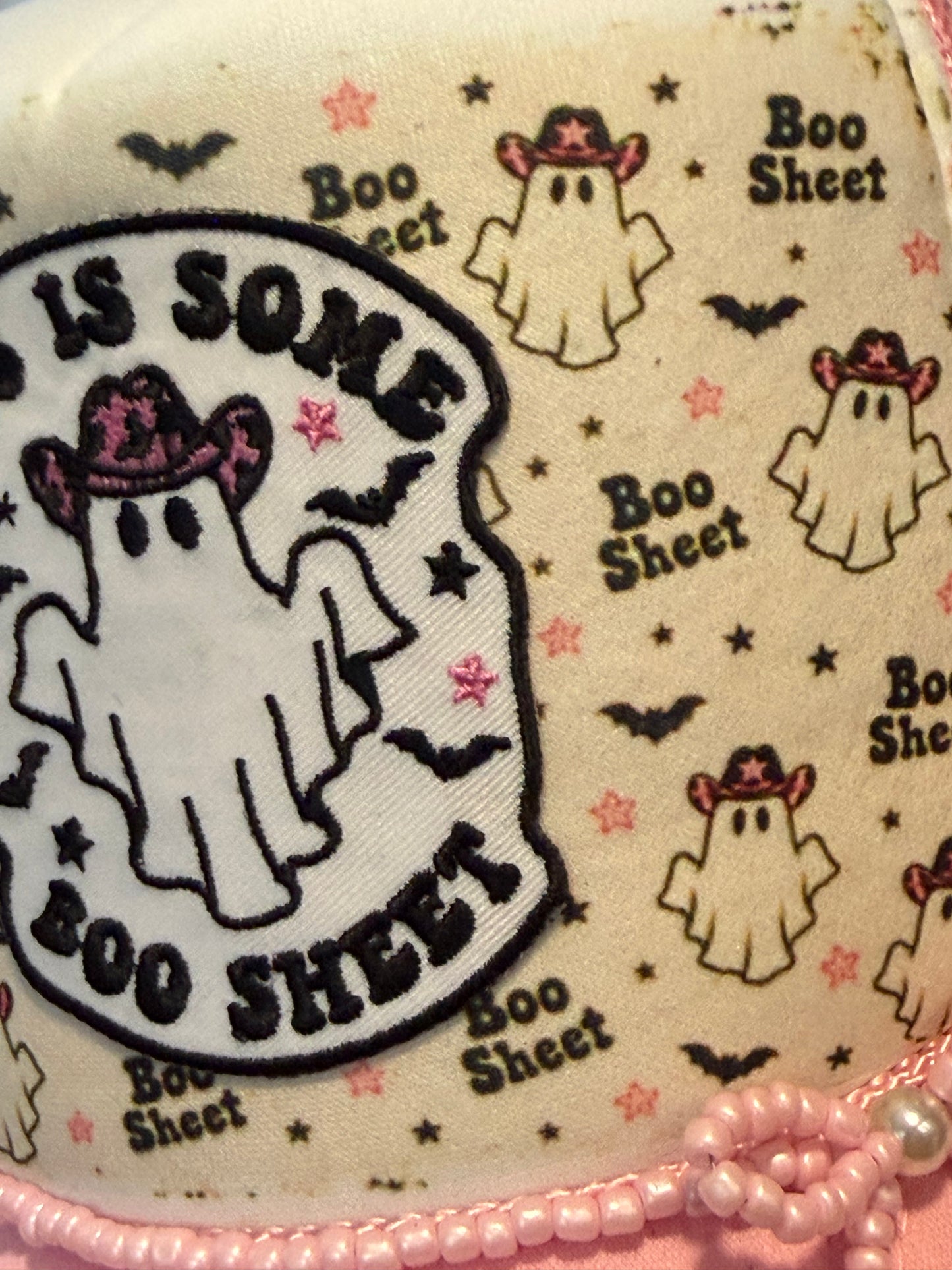 Blu Coconut Boo Sheet Trucker Hat