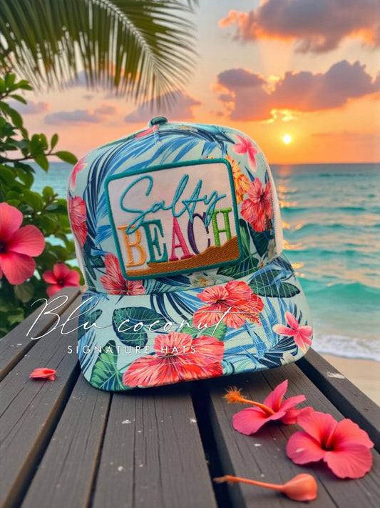 Blu coconut Salty Beach Trucker