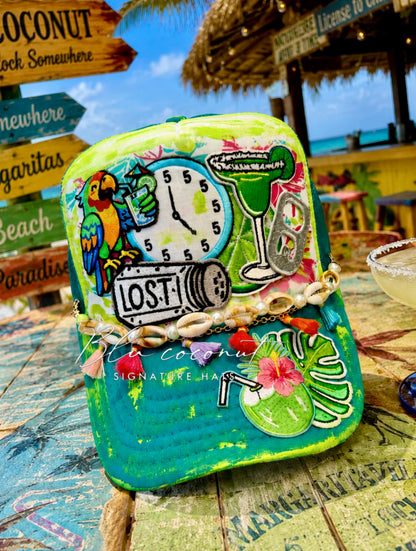 Blu Coconut Paradise Trucker