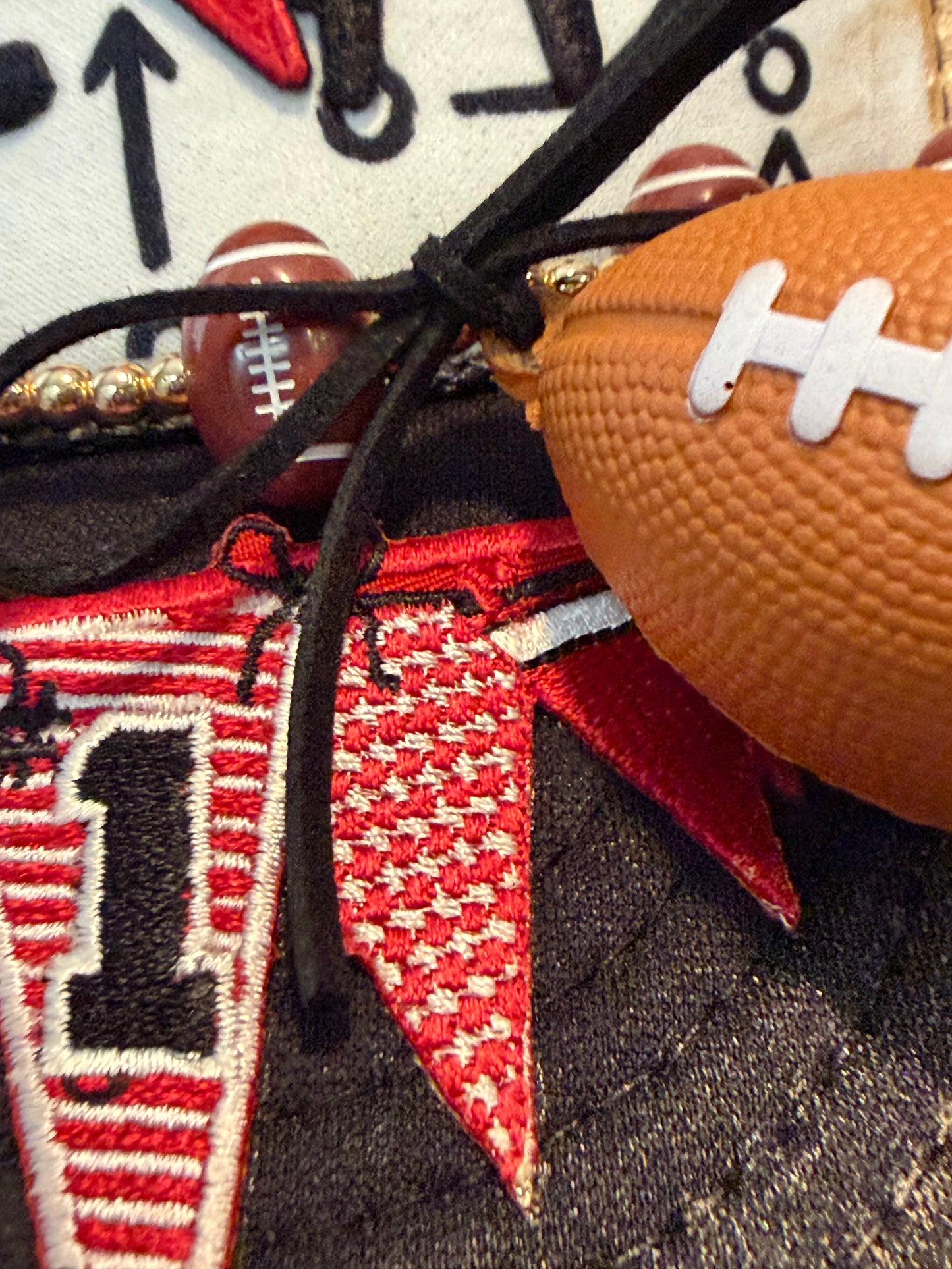 Blu Coconut Red & Black Football Game Day Trucker Hat