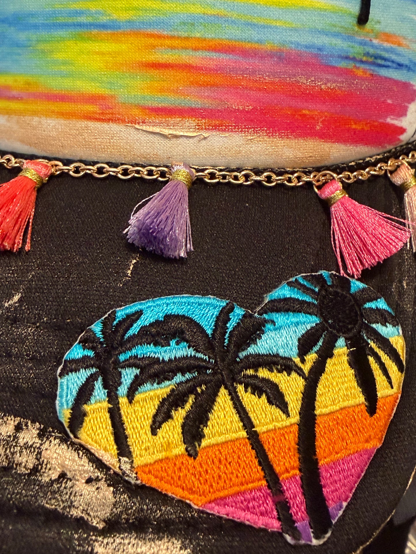 Blu Coconut Neon Sunset Trucker