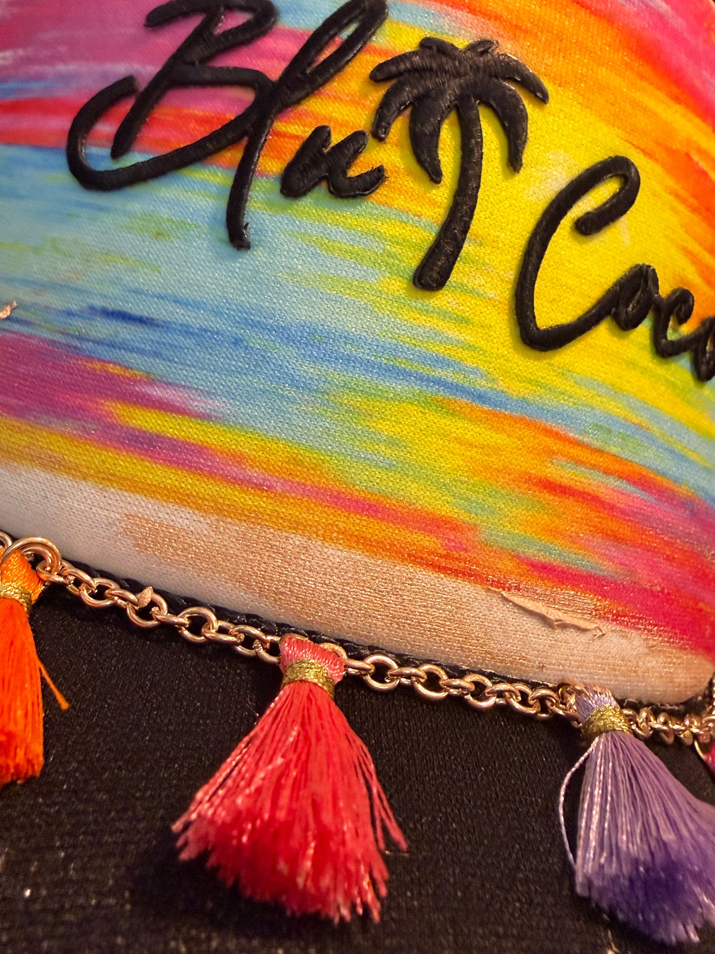 Blu Coconut Neon Sunset Trucker
