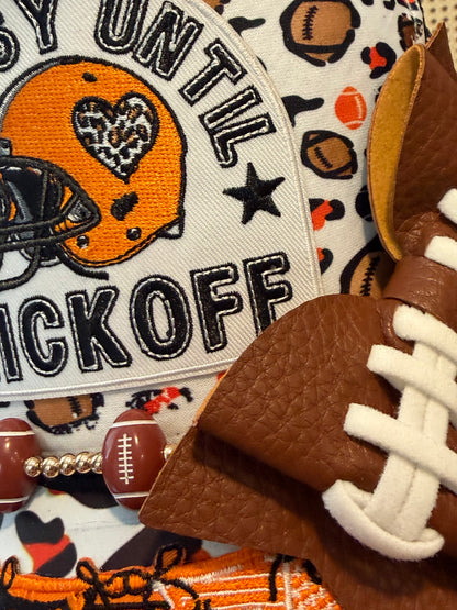 Blu Coconut Black and orange Football Game Day Trucker Hat (Copy)