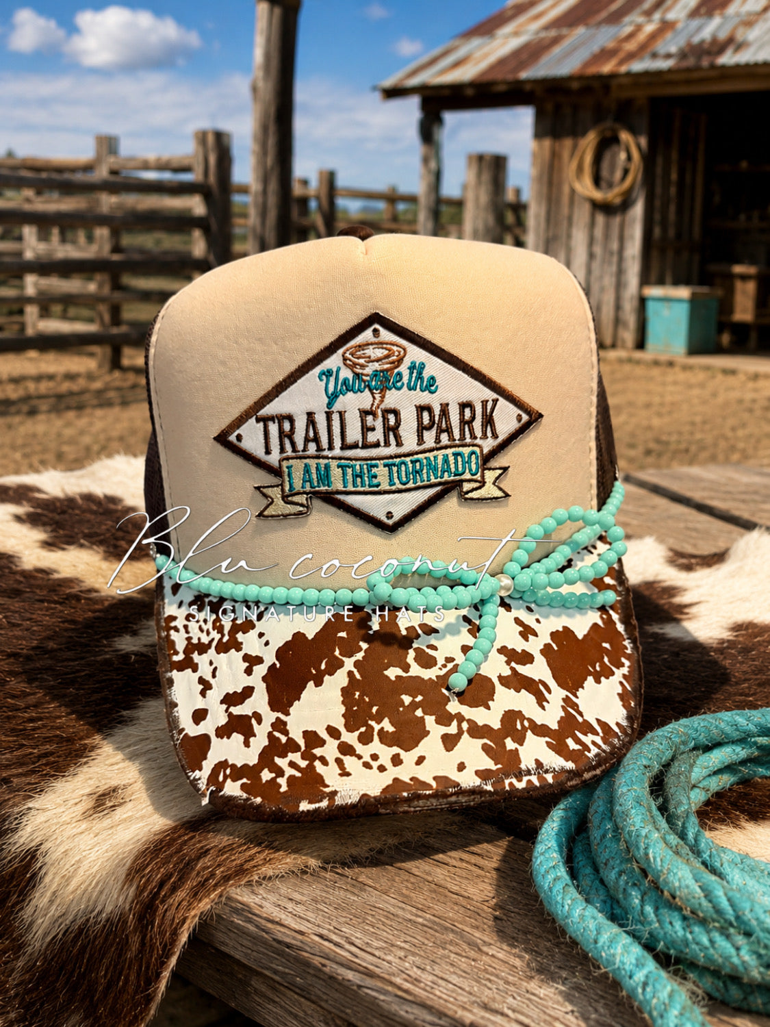 Blu Coconut Tornado Trucker