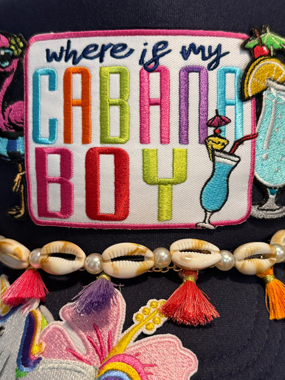 Blu Coconut Cabana Boy Trucker